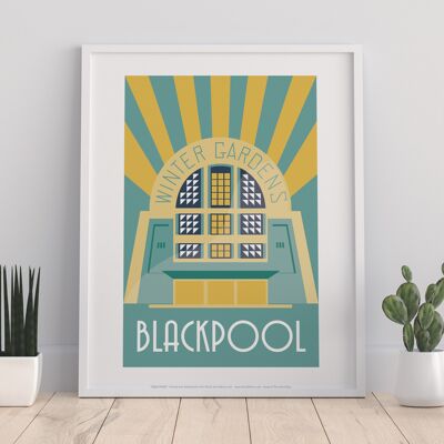 Winter Gardens, Blackpool - 11X14” Premium Art Print