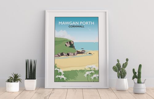 Mawgan Porth, Cornwall By Artist Tabitha Mary - Art Print