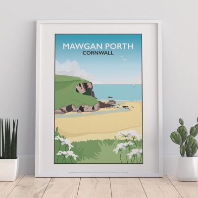 Mawgan Porth, Cornwall By Artist Tabitha Mary - Art Print