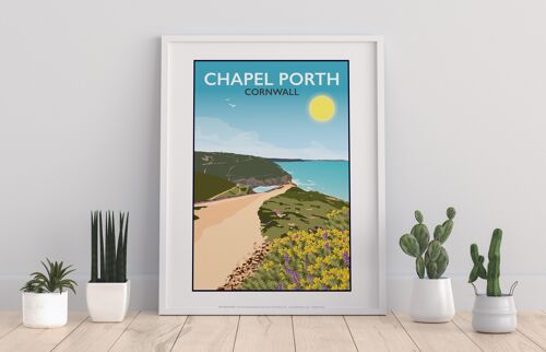 Chapel Porth, Cornwall By Artist Tabitha Mary - Art Print