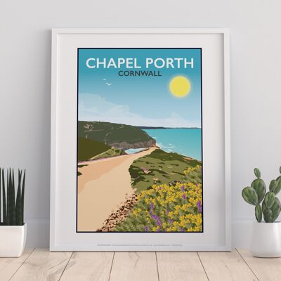 Chapel Porth, Cornwall By Artist Tabitha Mary - Art Print