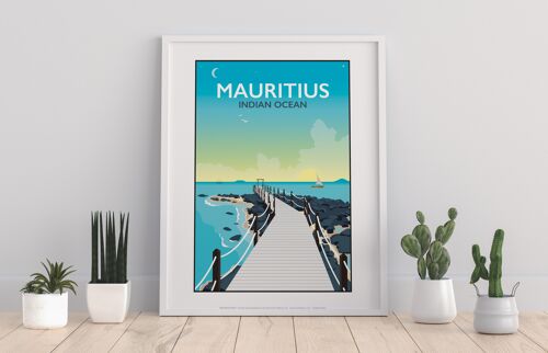Mauritius By Artist Tabitha Mary - 11X14” Premium Art Print