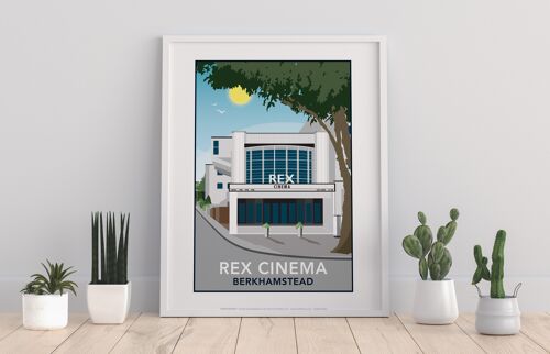 Rex Cinema, Hertfordshire Day By Tabitha Mary Art Print