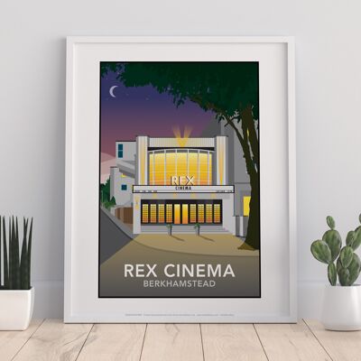 Rex Cinema, Hertfordshire Night By Tabitha Mary Art Print