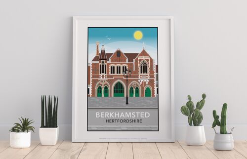 Berkhamsted Town Hall, Hertfordshire -Tabitha Mary Art Print