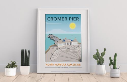 Cromer Pier, North Norfolk By Artist Tabitha Mary Art Print