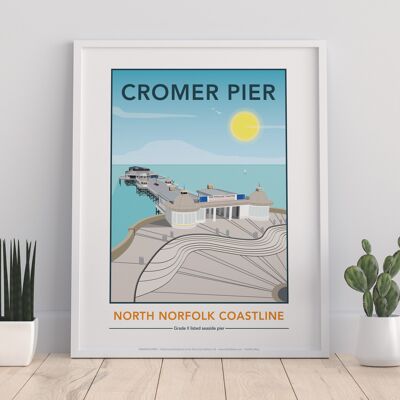 Cromer Pier, North Norfolk By Artist Tabitha Mary Art Print