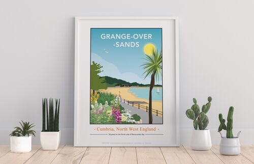 Grange Over Sands, Cumbria By Artist Tabitha Mary Art Print