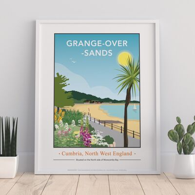 Grange Over Sands, Cumbria By Artist Tabitha Mary Art Print