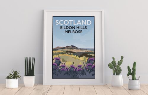 Eldon Hills, Scotland - 11X14” Premium Art Print