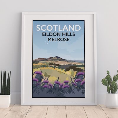 Eldon Hills, Scotland - 11X14” Premium Art Print