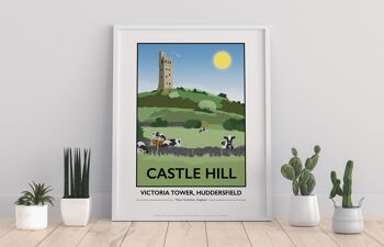 Castle Hill, Huddersfield par l'artiste Tabitha Mary Impression artistique