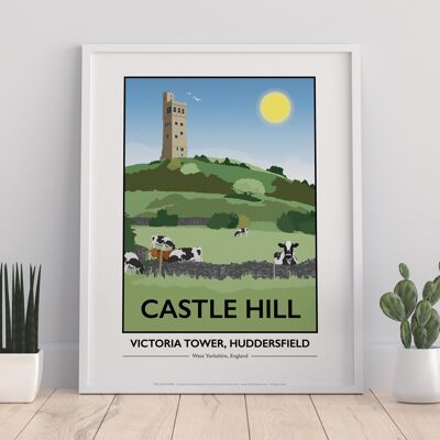 Castle Hill, Huddersfield By Artist Tabitha Mary Art Print