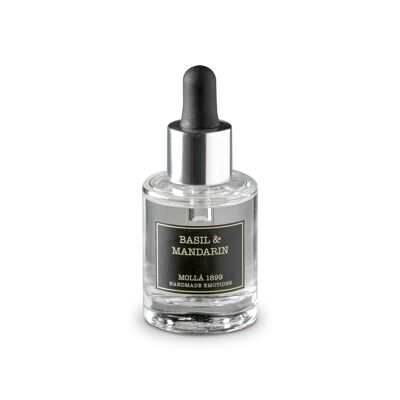 Water soluble essential oil 30ml. Basil & Mandarín