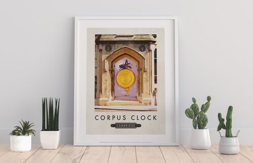 Corpus Clock, Cambridge - 11X14” Premium Art Print