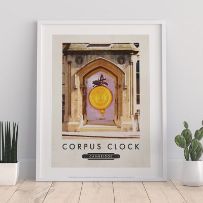 Horloge Corpus, Cambridge - 11X14" Premium Art Print