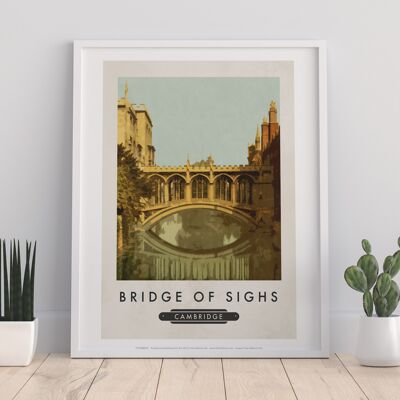 Bridge of Signs, Cambridge - 11 x 14" stampa d'arte premium