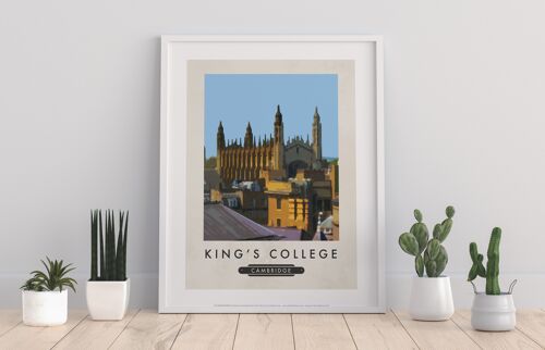 King's College, Cambridge - 11X14” Premium Art Print