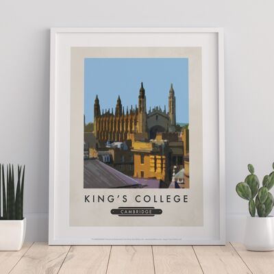 King's College, Cambridge - Impresión de arte premium de 11X14"