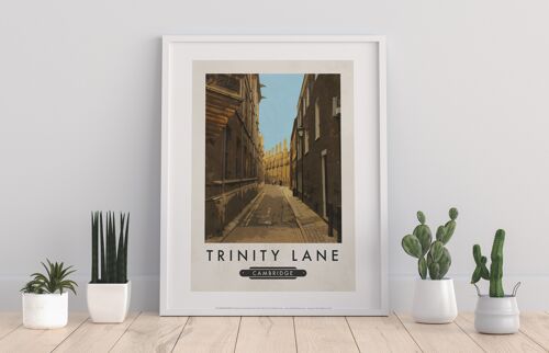 Trinity Lane, Cambridge - 11X14” Premium Art Print