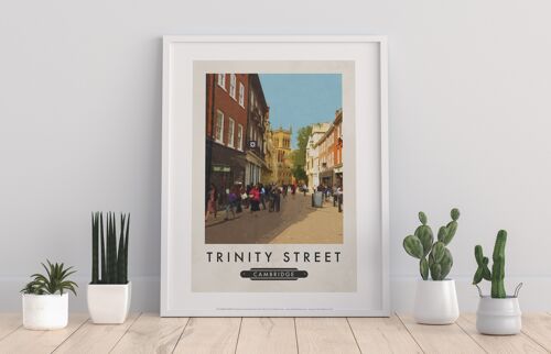 Trinity Street, Cambridge - 11X14” Premium Art Print