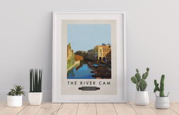 La rivière Cam, Cambridge - 11X14" Premium Art Print