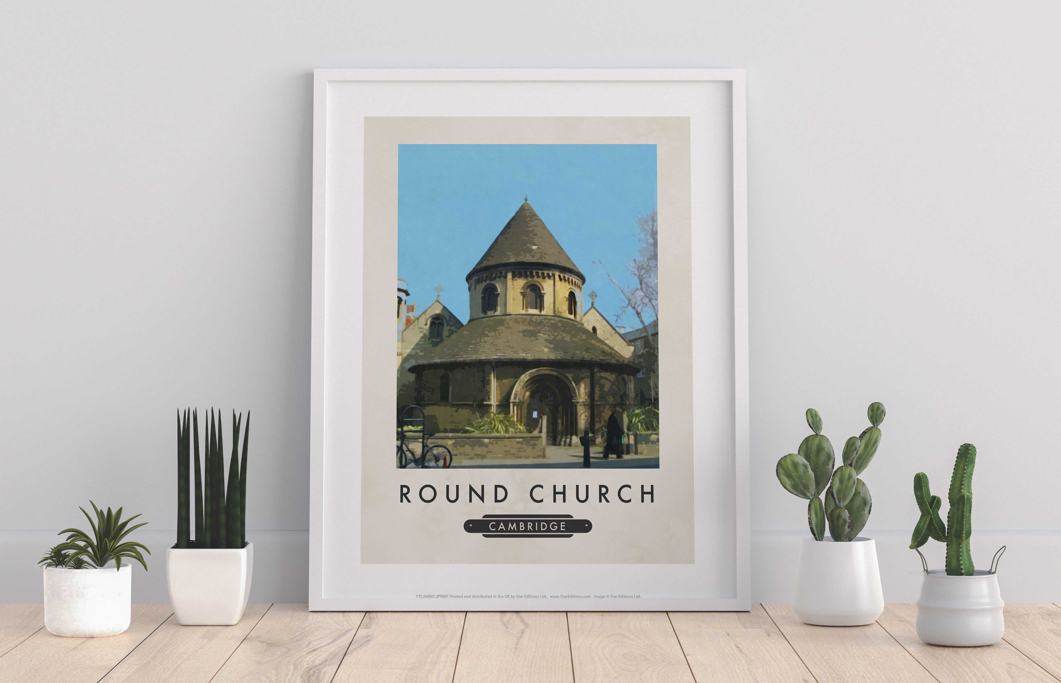 Iglesia redonda, Cambridge - 11X14" Premium Art Print