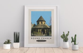 Église ronde, Cambridge - 11X14" Premium Art Print