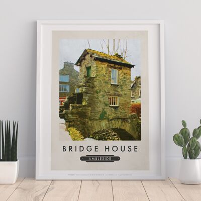 Bridge House, Ambleside – Premium-Kunstdruck im Format 11 x 14 Zoll