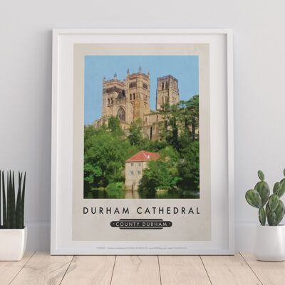Kathedrale von Durham, County Durham – Premium-Kunstdruck im Format 11 x 14 Zoll