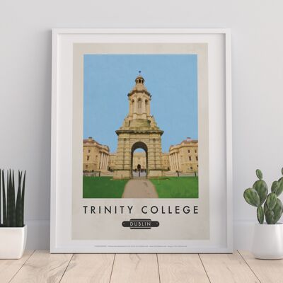 Trinity College, Dublín - 11X14" Premium Art Print