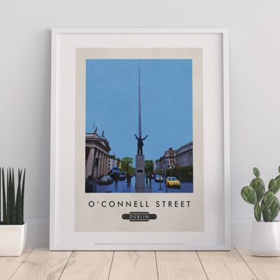 O'Connell Street, Dublin - Impression d'art premium 11X14"