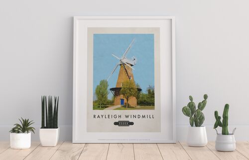 Rayleigh Windmill, Essex - 11X14” Premium Art Print