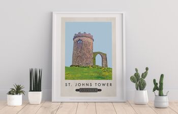 Tour St. Johnd, Leicestershire - 11X14" Premium Art Print