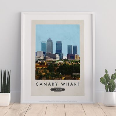 Canary Wharf, Londres - 11X14" Premium Art Print