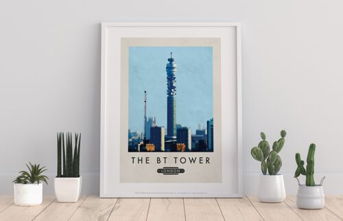 The Bt Tower, London - 11X14” Premium Art Print