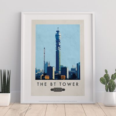 The Bt Tower, London - 11X14” Premium Art Print