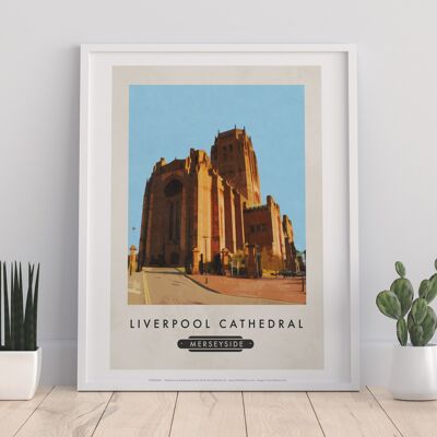 Kathedrale von Liverpool, Merseyside – Premium-Kunstdruck im Format 11 x 14 Zoll