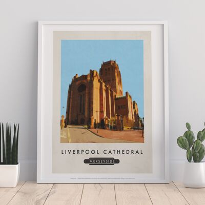 Liverpool Cathedral, Merseyside - 11X14” Premium Art Print