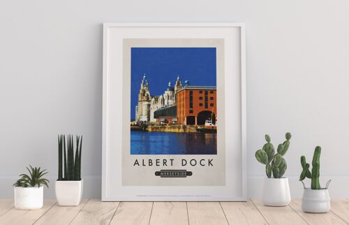 Albert Dock, Merseyside - 11X14” Premium Art Print
