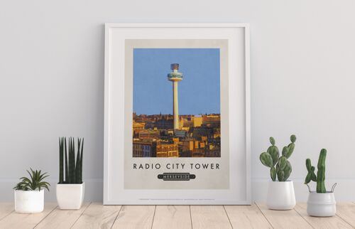 Radio City Tower, Merseyside - 11X14” Premium Art Print