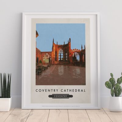 Coventry Cathedral, Coventry - 11X14” Premium Art Print