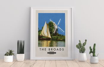 Les Broads, Norfolk - 11X14" Premium Art Print