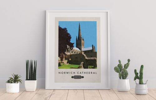 Norwich Cathedral, Norfolk - 11X14” Premium Art Print