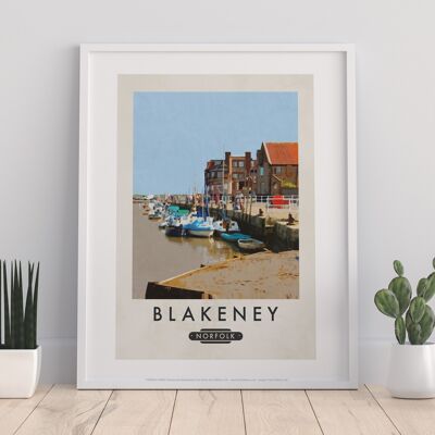 Blakeney, Norfolk - Impresión de arte premium de 11X14"
