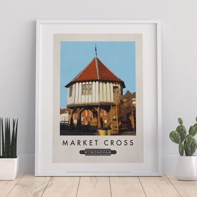 Croix du marché, Wymondham - 11X14" Premium Art Print