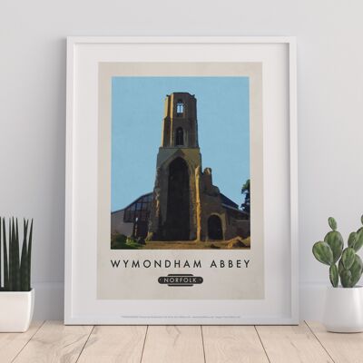 Abadía de Wymondham, Norfolk - Impresión de arte premium de 11X14"