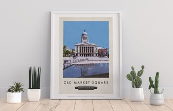 Place du vieux marché, Nottingham - 11X14" Premium Art Print