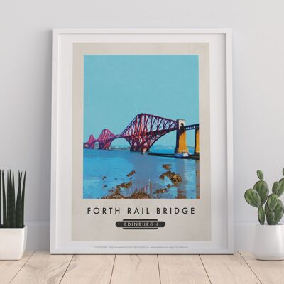 Forth Rail Bridge, Edimburgo - Stampa d'arte premium 11 x 14".