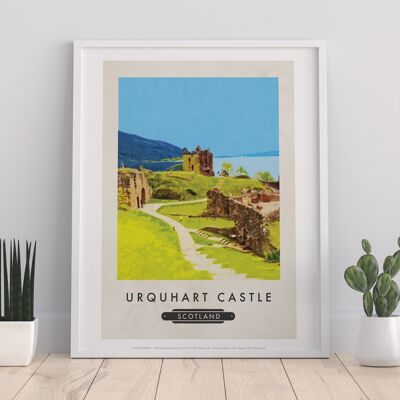 Castillo de Urquhart, Escocia - 11X14" Premium Art Print